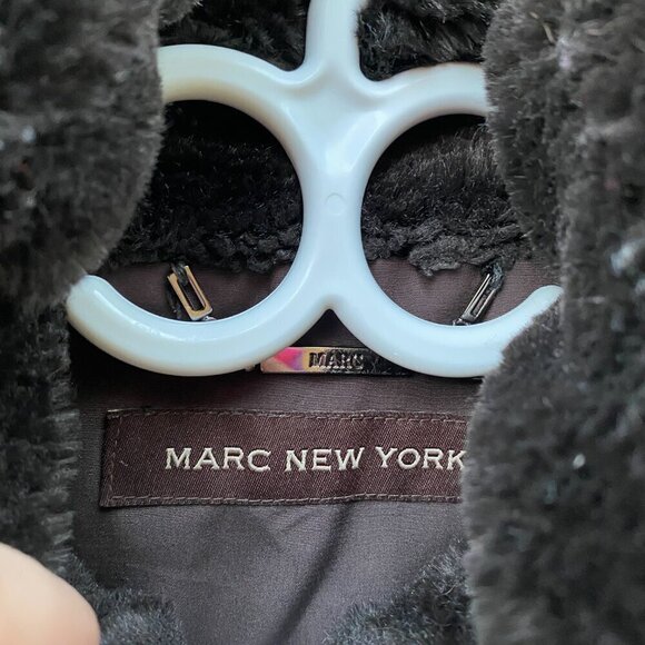 Vintage 90s Andrew Marc New York Jacket XS Brown - Picture 4 of 11